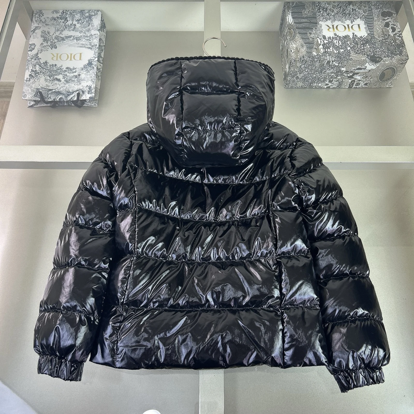 Moncler Kids' Unisex Glossy Easy-clean Down Jacket product image — view 2