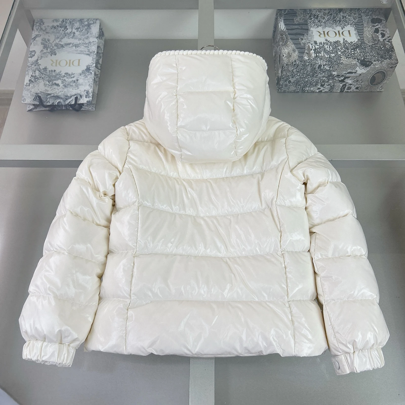 Moncler Kids' Unisex Glossy Easy-clean Down Jacket product image — view 2