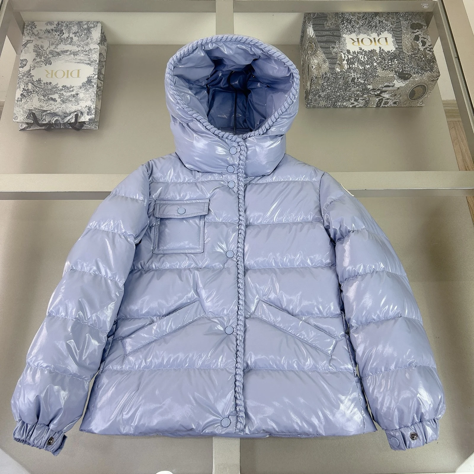Moncler Kids' Unisex Glossy Easy-clean Down Jacket product image