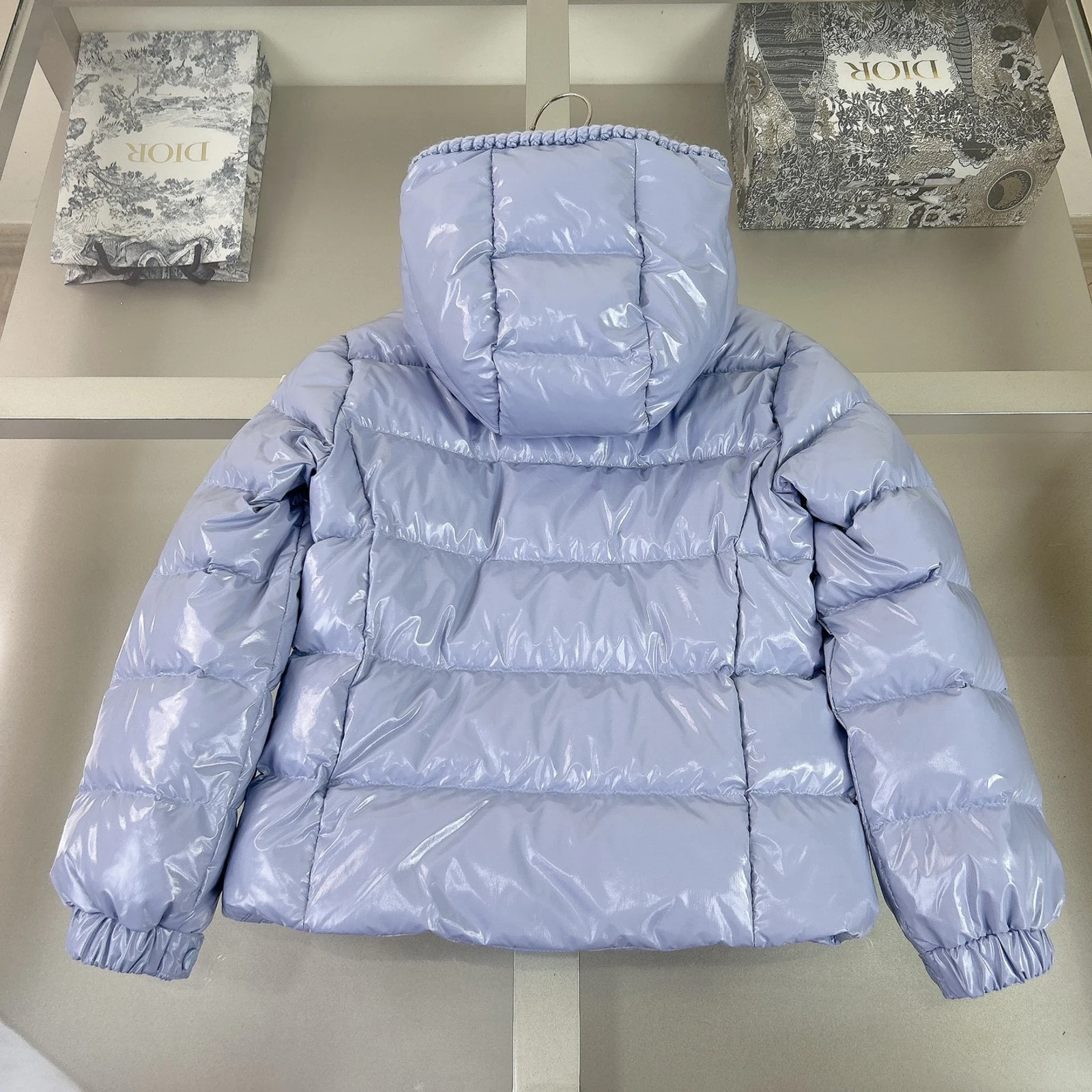 Moncler Kids' Unisex Glossy Easy-clean Down Jacket product image — view 2
